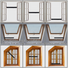 Load image into Gallery viewer, BKSAI Window Screen Zipper Opening Adjustable Zip with Windows Screen Black