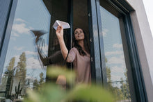 Load image into Gallery viewer, BKSAI Window Screen Zipper Opening Adjustable Zip with Windows Screen Black