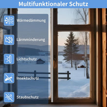 Load image into Gallery viewer, BKSAI Draught Excluder Window Sealing Tape Self-Adhesive Window Seal Sealing Door Seal Double Built Insulation Against Cold Waterproof Window Seal Cold Protection (White, 6 m)