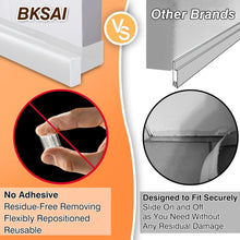Load image into Gallery viewer, BKSAI Under Door Draft Stopper for Bottom of Door Window Cover 2" Gap White/80CM