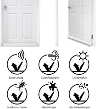 Load image into Gallery viewer, BKSAI Under Door Draft Stopper for Bottom of Door Window Cover 2" Gap White/80CM