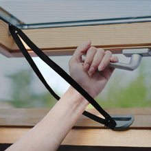 Load image into Gallery viewer, BKSAI Window Screen Zipper Opening Adjustable Zip with Windows Screen Black