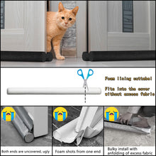 Lade das Bild in den Galerie-Viewer, BKSAI Door Draft Stopper for Doors Gap up to 2&quot;/5CM
