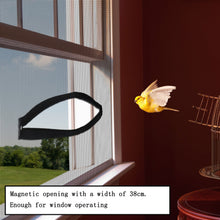 Lade das Bild in den Galerie-Viewer, BKSAI Window Screen Zipper Opening Adjustable Zip with Windows Screen Black
