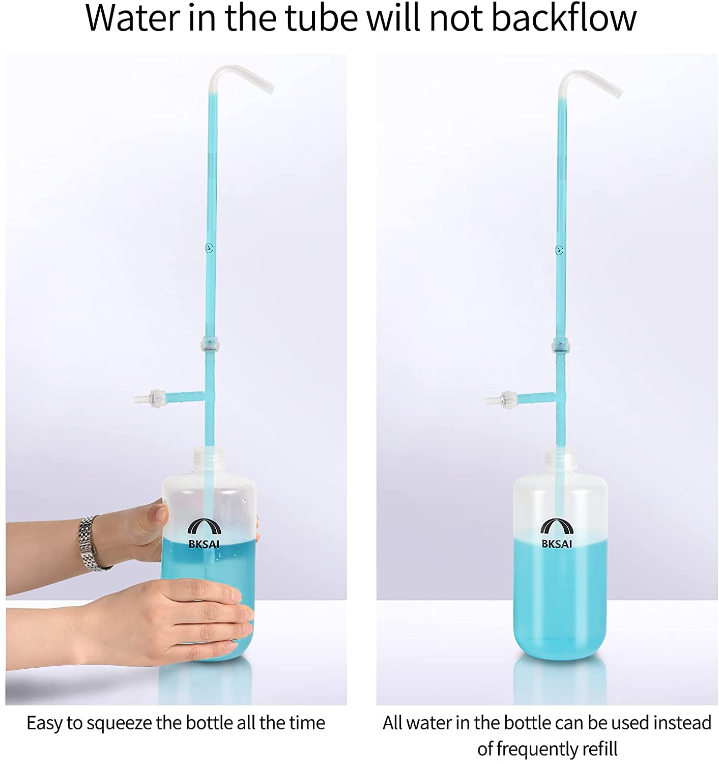 squeeze bottle watering hanging plants BKSAI Plant Water Bottle for Hanging Plant 33oz/1000ML