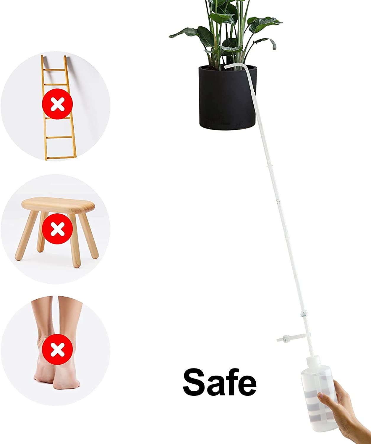 plant water bottle for hanging plants BKSAI Plant Water Bottle for Hanging Plant 500ML